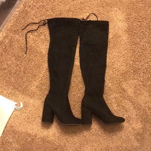 Steve Madden high heel over knee boots